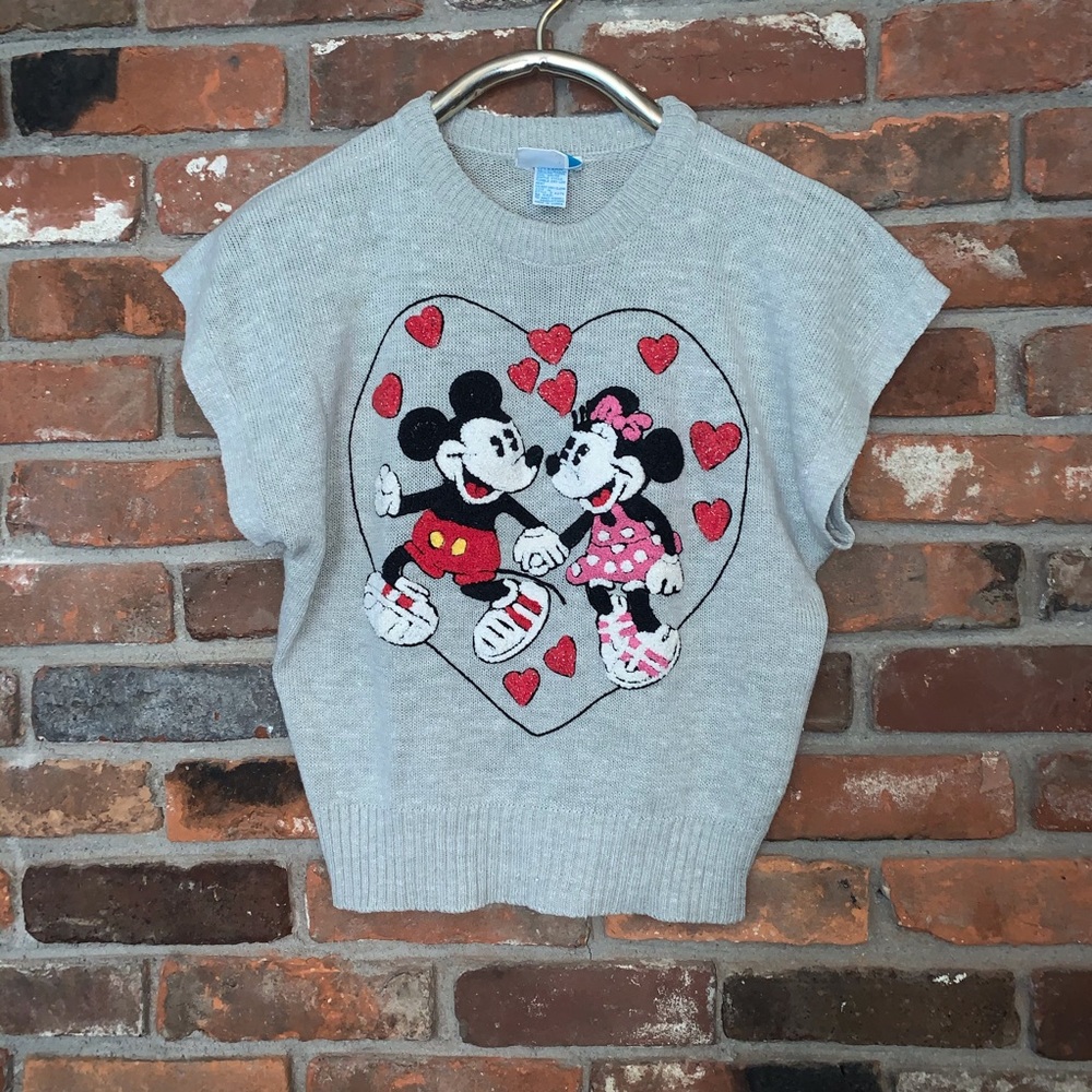 Vintage Mickey and Minnie mouse sweater
